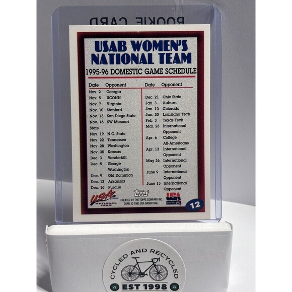 Dawn Staley USA Rookie Card 1995 Topps South Carolina Gamecocks Head Coach WNBA - Picture 4 of 4